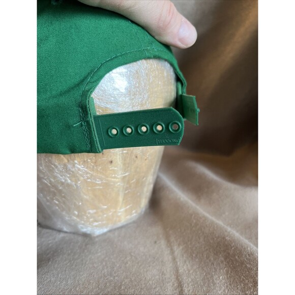 VTG Yupoong John Deere Hat Cap SnapBack Broken Smaller Size Farm Farming - Picture 8 of 13
